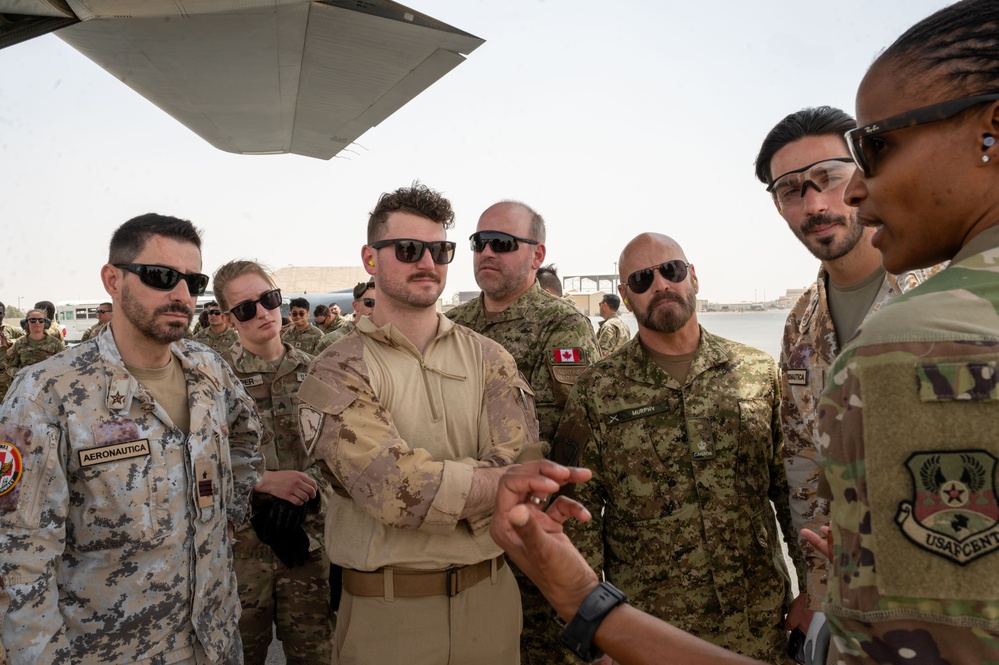 386th EAES conducts joint training with Coalition partners
