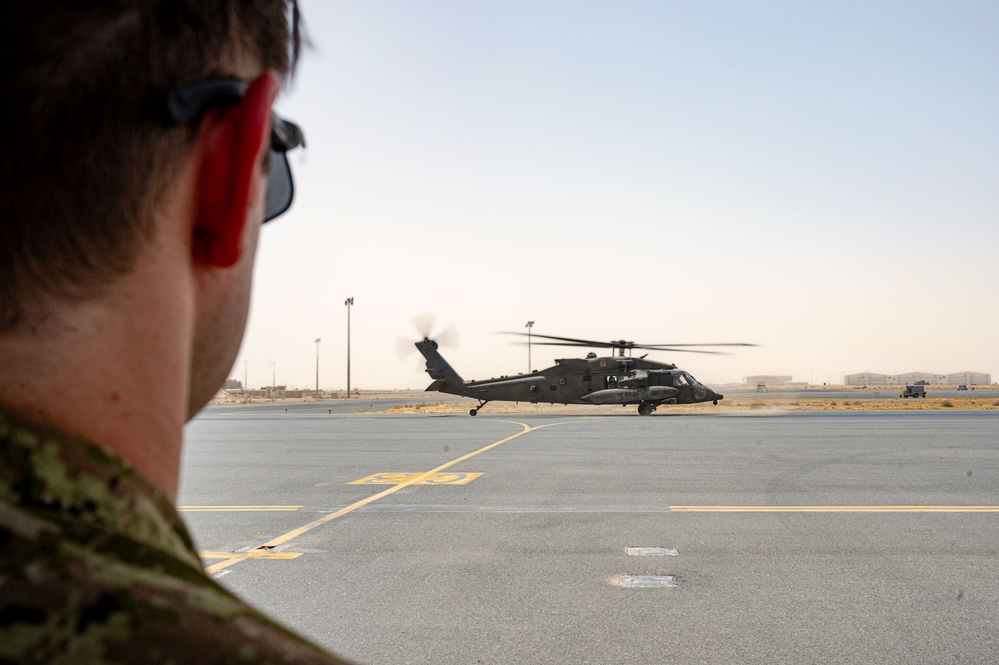 386th EAES conducts joint training with Coalition partners