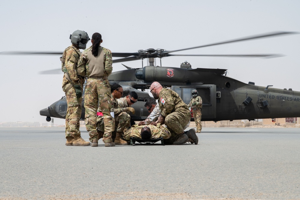 386th EAES conducts joint training with Coalition partners