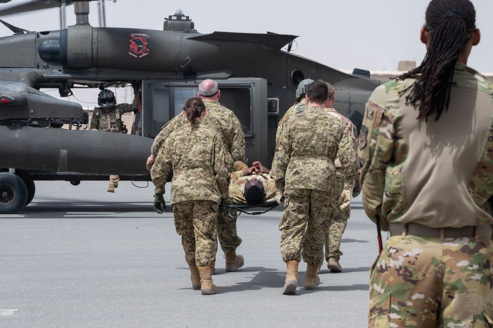 386th EAES conducts joint training with Coalition partners