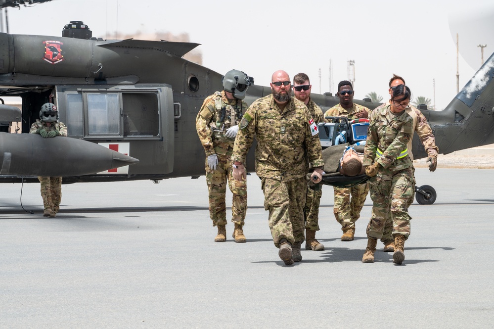 386th EAES conducts joint training with Coalition partners