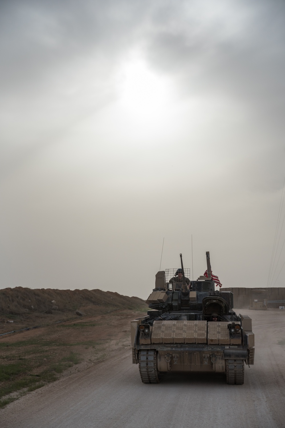 Coalition Forces Maintain Regional Security, Stability with Bradley Fighting Vehicles