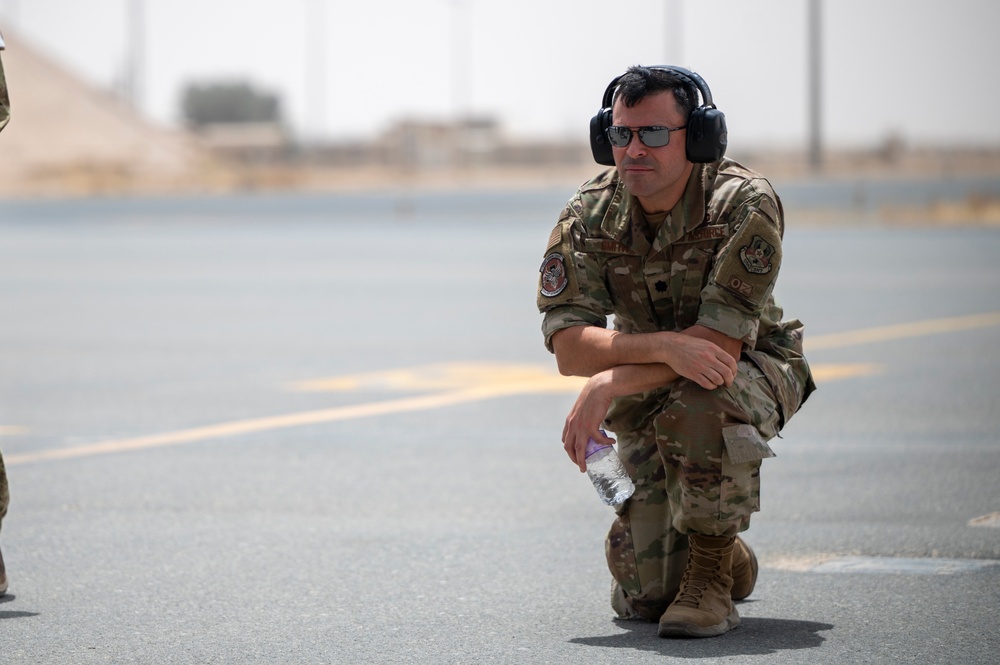 386th EAES conducts joint training with Coalition partners
