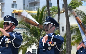 U.S. Air Force Honor Guard Drill Team Honors Fallen Heroes at Air &amp; Sea Show
