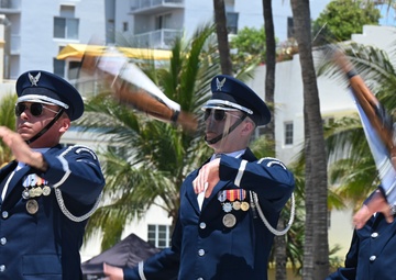 U.S. Air Force Honor Guard Drill Team Honors Fallen Heroes at Air &amp; Sea Show