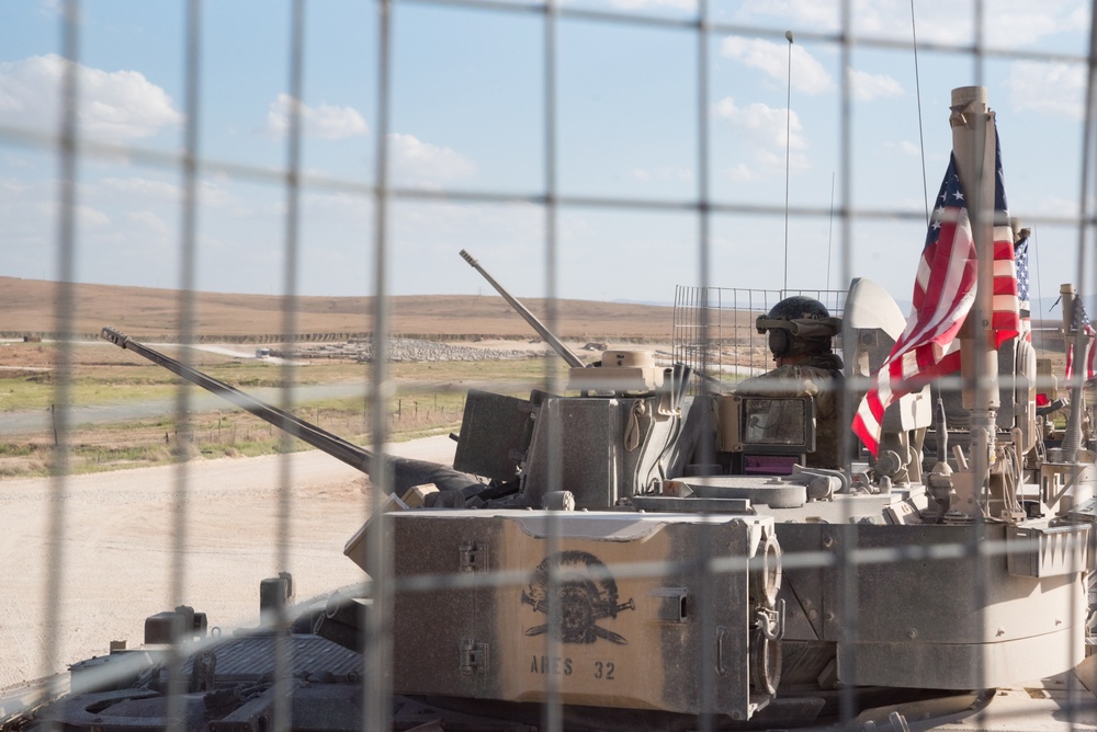 Coalition Forces Maintain Regional Security, Stability with Bradley Fighting Vehicles