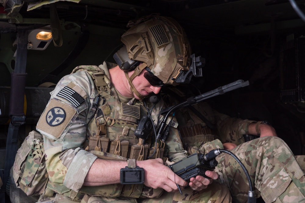 Coalition Forces Maintain Regional Security, Stability with Bradley Fighting Vehicles