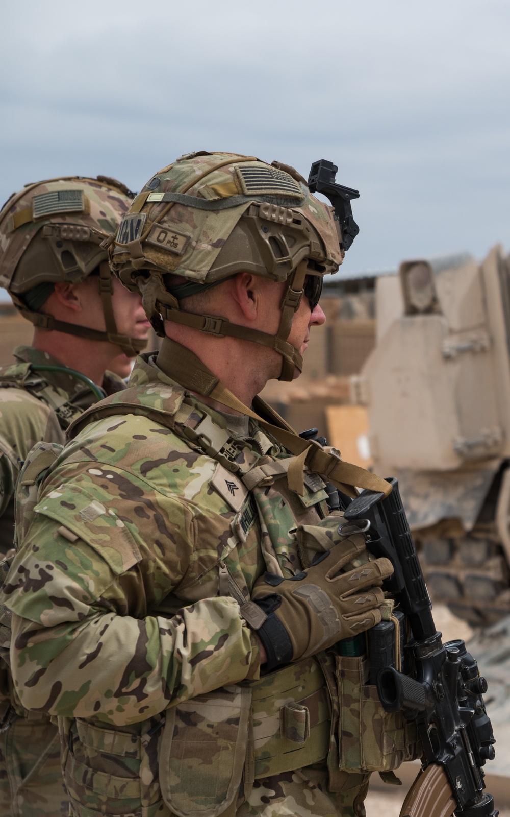 Coalition Forces Maintain Regional Security, Stability with Bradley Fighting Vehicles