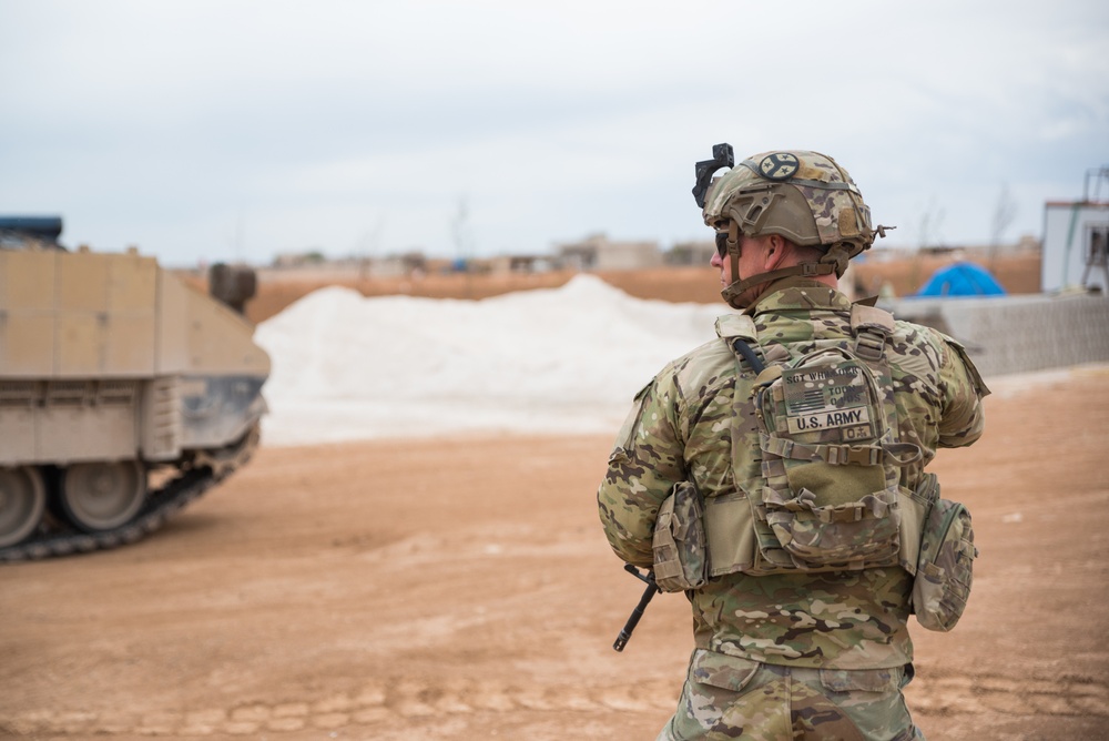 Coalition Forces Maintain Regional Security, Stability with Bradley Fighting Vehicles