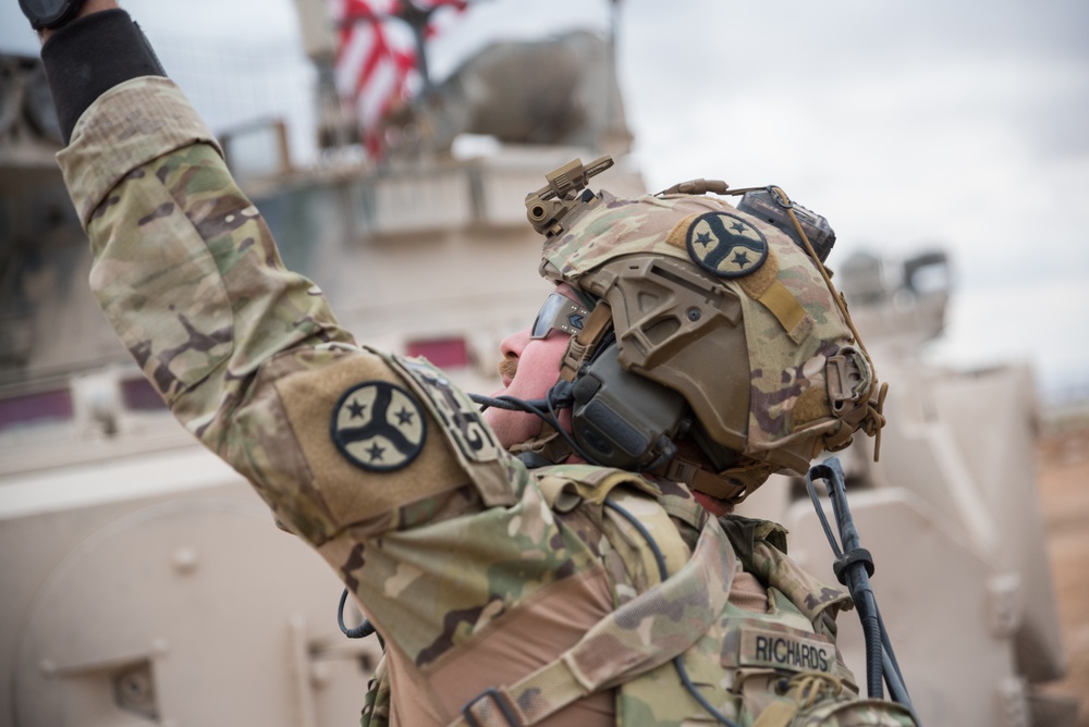 Coalition Forces Maintain Regional Security, Stability with Bradley Fighting Vehicles