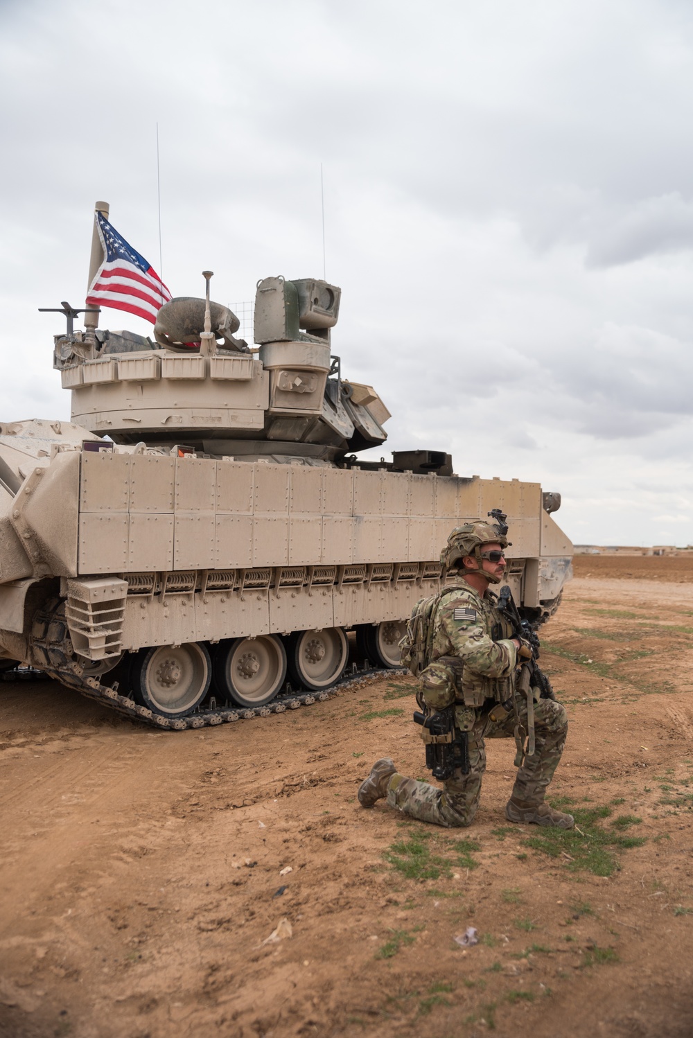 Coalition Forces Maintain Regional Security, Stability with Bradley Fighting Vehicles