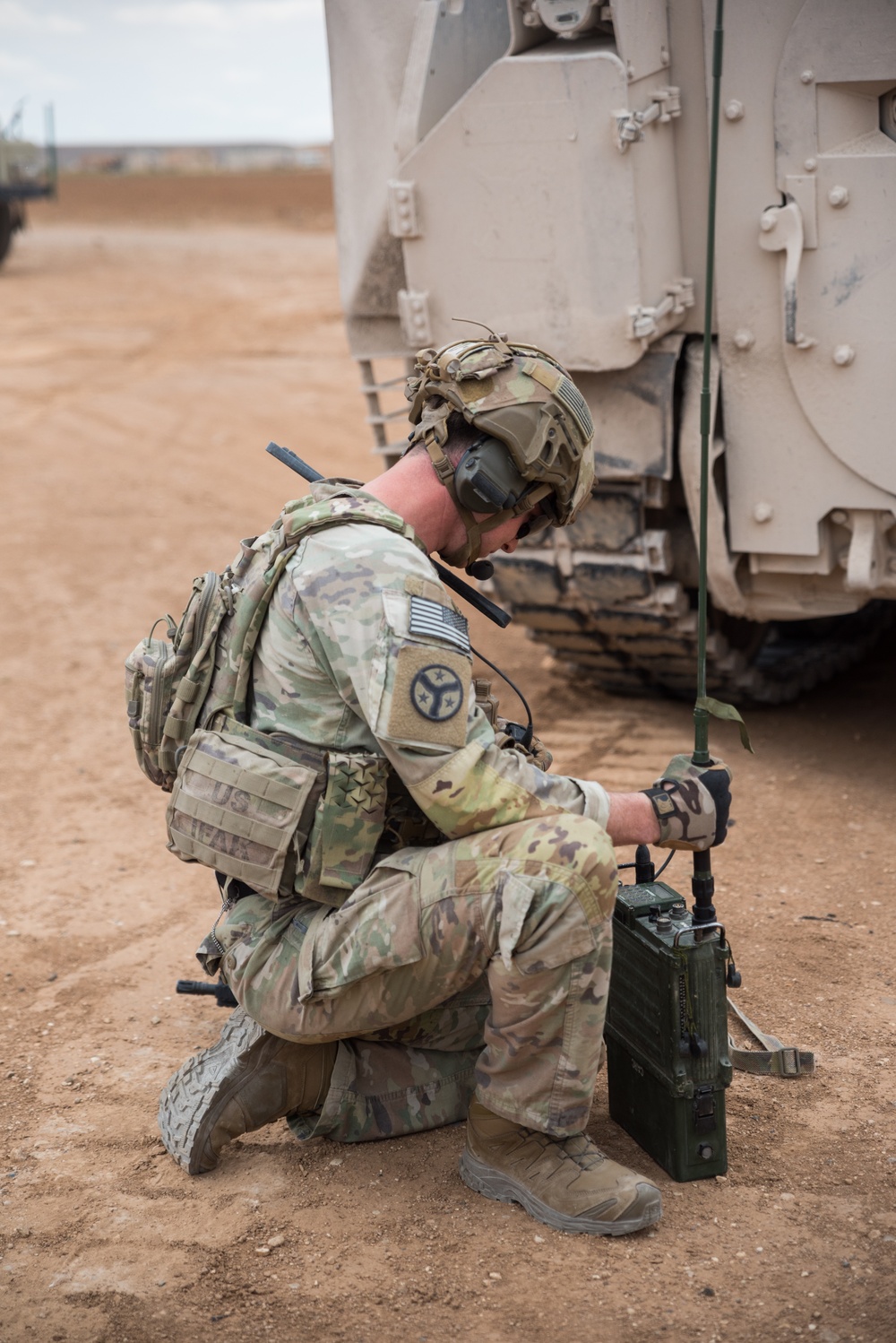 Coalition Forces Maintain Regional Security, Stability with Bradley Fighting Vehicles