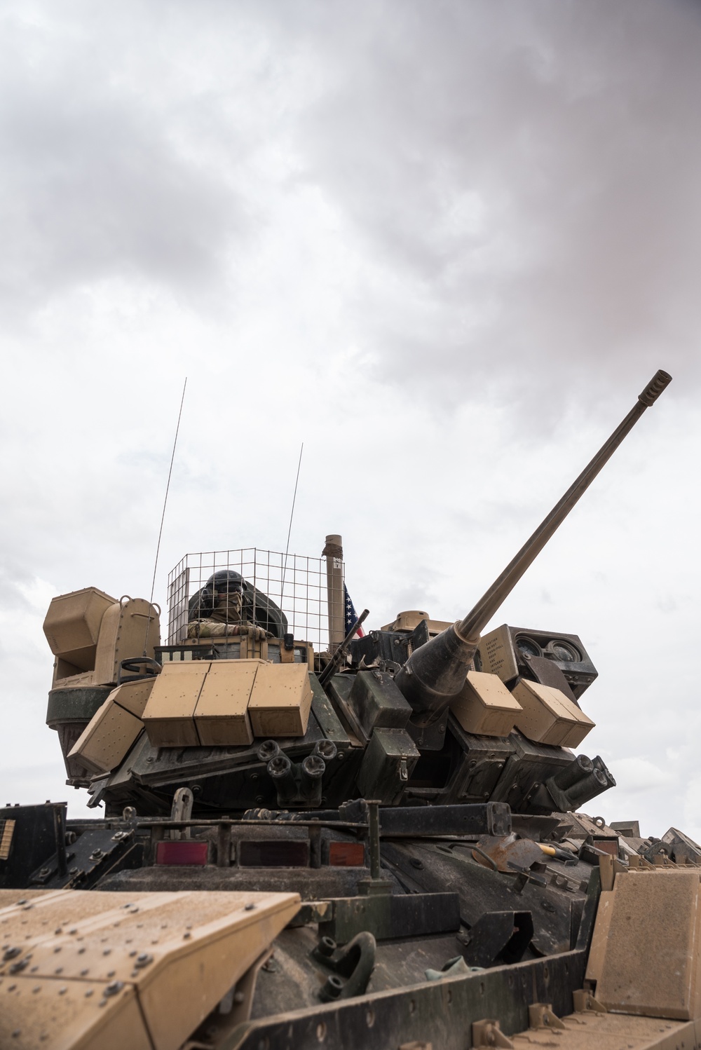 Coalition Forces Maintain Regional Security, Stability with Bradley Fighting Vehicles