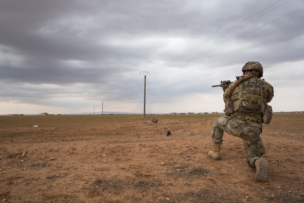 Coalition Forces Maintain Regional Security, Stability with Bradley Fighting Vehicles