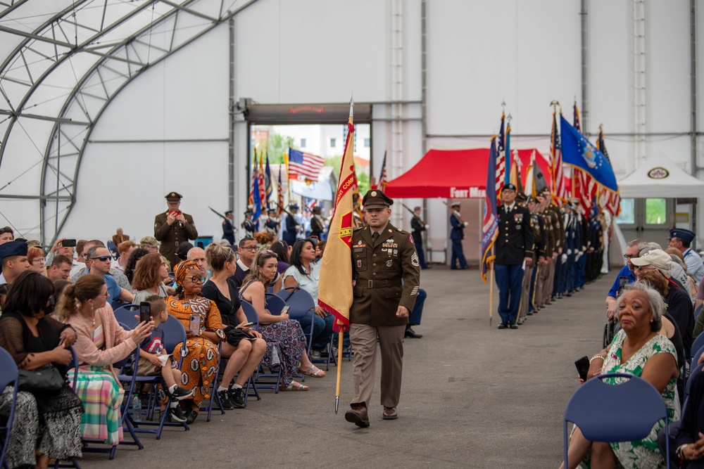 Fort Meade honors 250 years of service and sacrifice during Massing of the Colors Ceremony