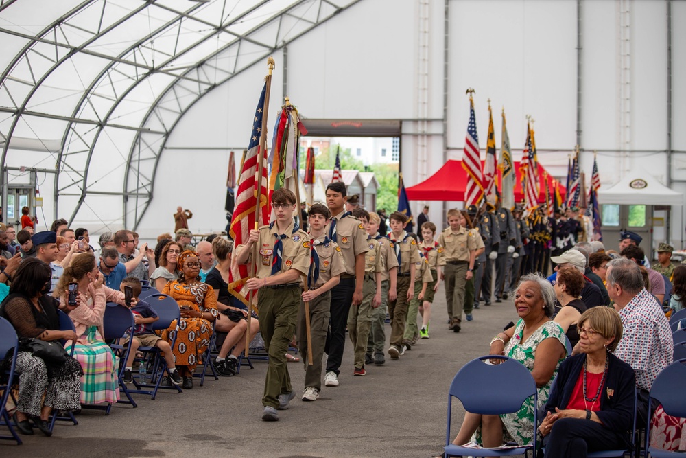 Fort Meade honors 250 years of service and sacrifice during Massing of the Colors Ceremony