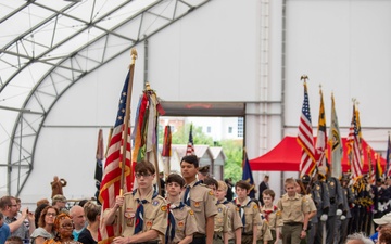Fort Meade honors 250 years of service and sacrifice during Massing of the Colors Ceremony
