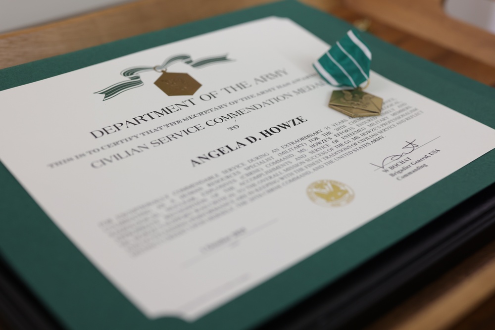 US Army civilian human resource specialist completes 35-year Army, civil service career