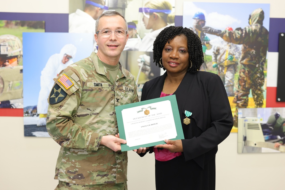 US Army civilian human resource specialist completes 35-year Army, civil service career