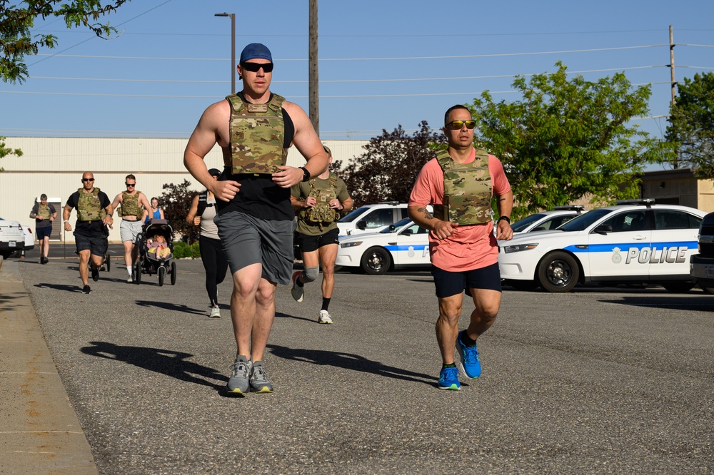 Hill AFB Security Forces Squadron honors fallen service members with &quot;Murph&quot; workout