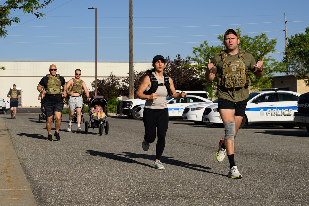 Hill AFB Security Forces Squadron honors fallen service members with &quot;Murph&quot; workout