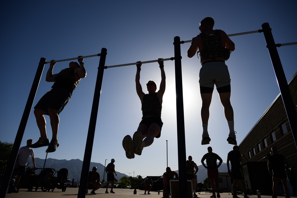 Hill AFB Security Forces Squadron honors fallen service members with &quot;Murph&quot; workout