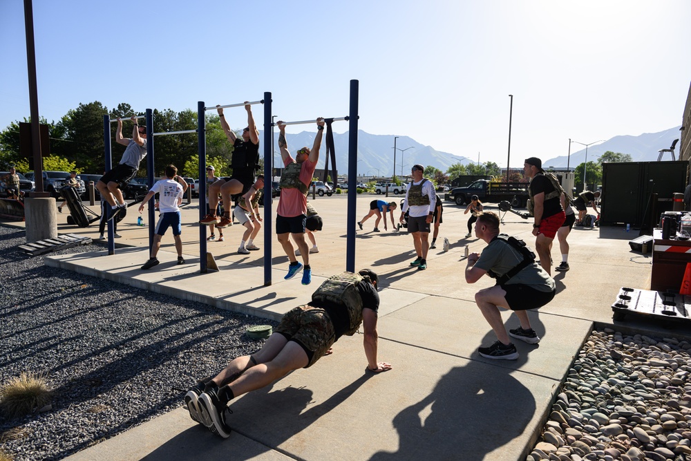 Hill AFB Security Forces Squadron honors fallen service members with &quot;Murph&quot; workout