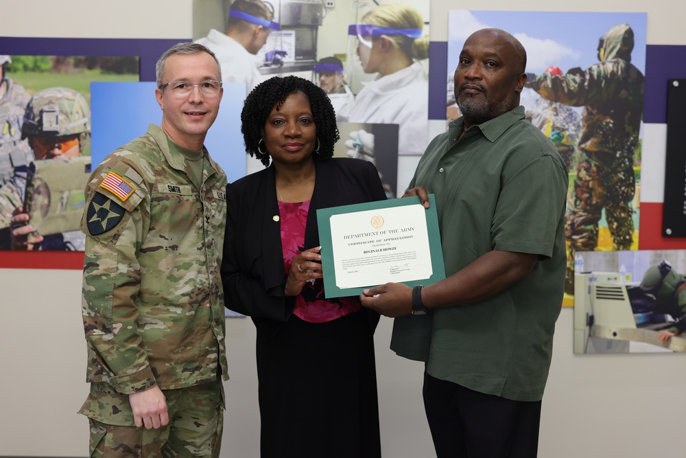 US Army civilian human resource specialist completes 35-year Army, civil service career