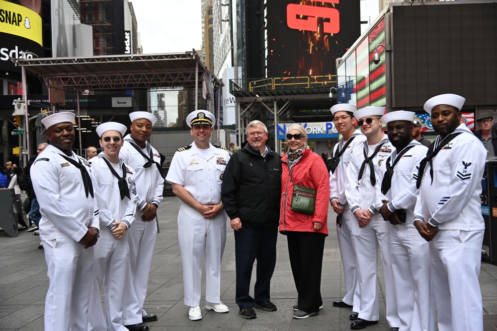 NTAG EMPIRE STATE BRINGS FLEET WEEK SPIRIT TO TIMES SQUARE MAY 23