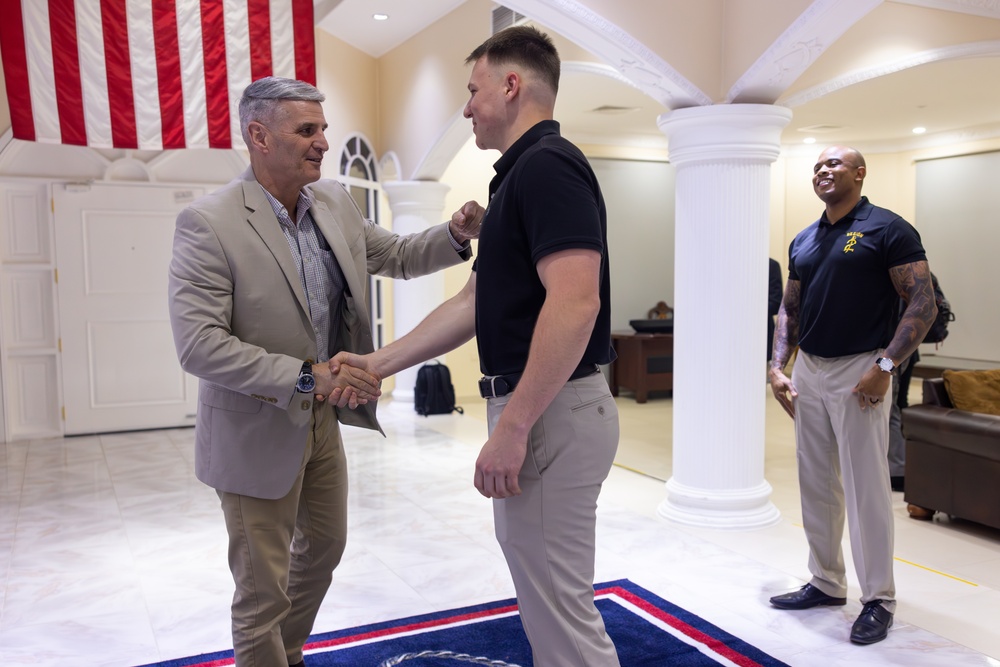 Assistant Commandant of the Marine Corps visited EUCOM and CENTCOM