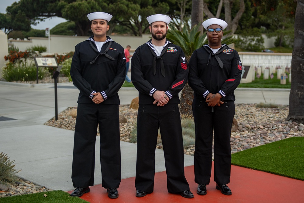USS Theodore Roosevelt Memorial Day Service