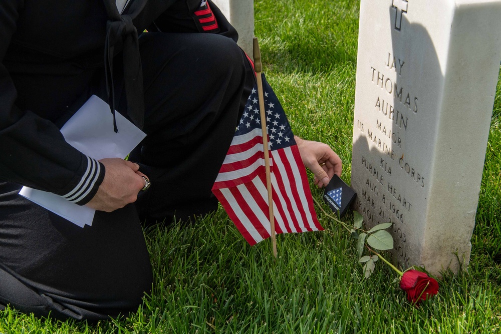 USS Theodore Roosevelt Memorial Day Service