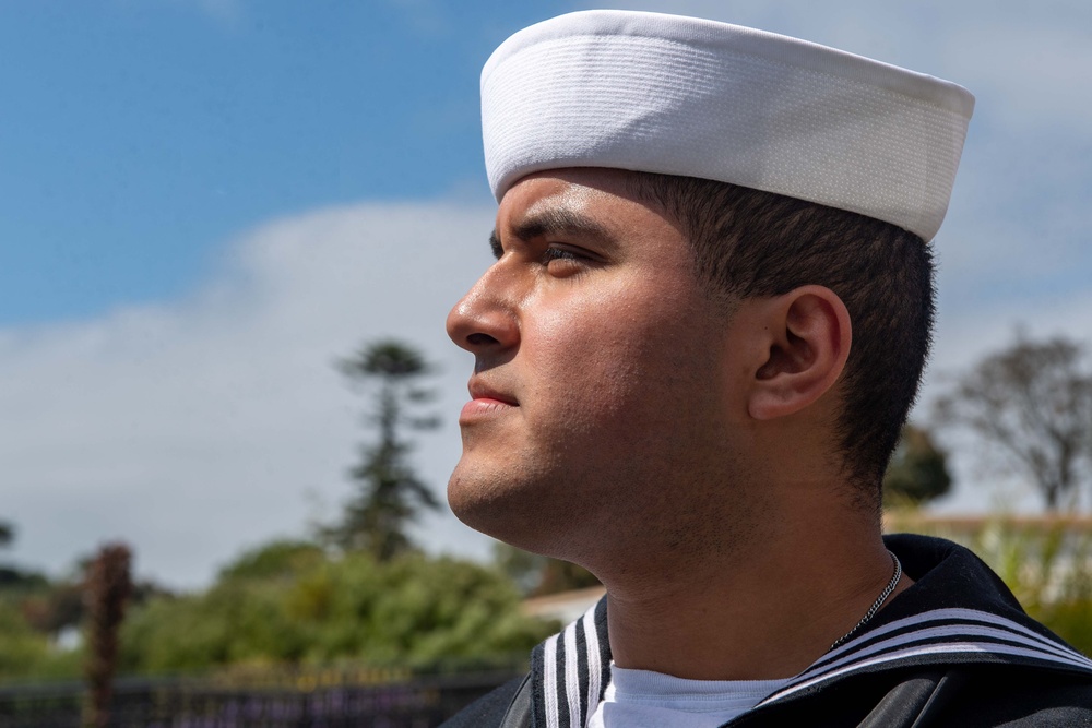 USS Theodore Roosevelt Memorial Day Service