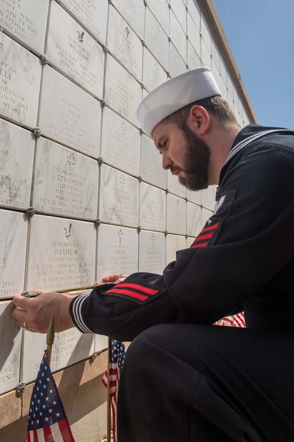 USS Theodore Roosevelt Memorial Day Service