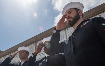 USS Theodore Roosevelt Memorial Day Service