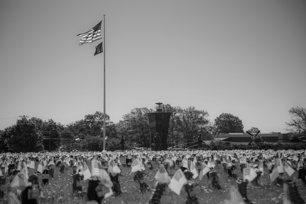 A Final Salute to the Fort Campbell Boots Display Memorial