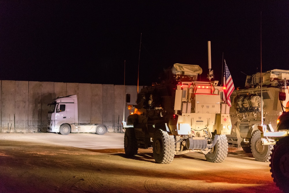 Coalition Members Resupply Outstations Within Combined Joint Operations Area