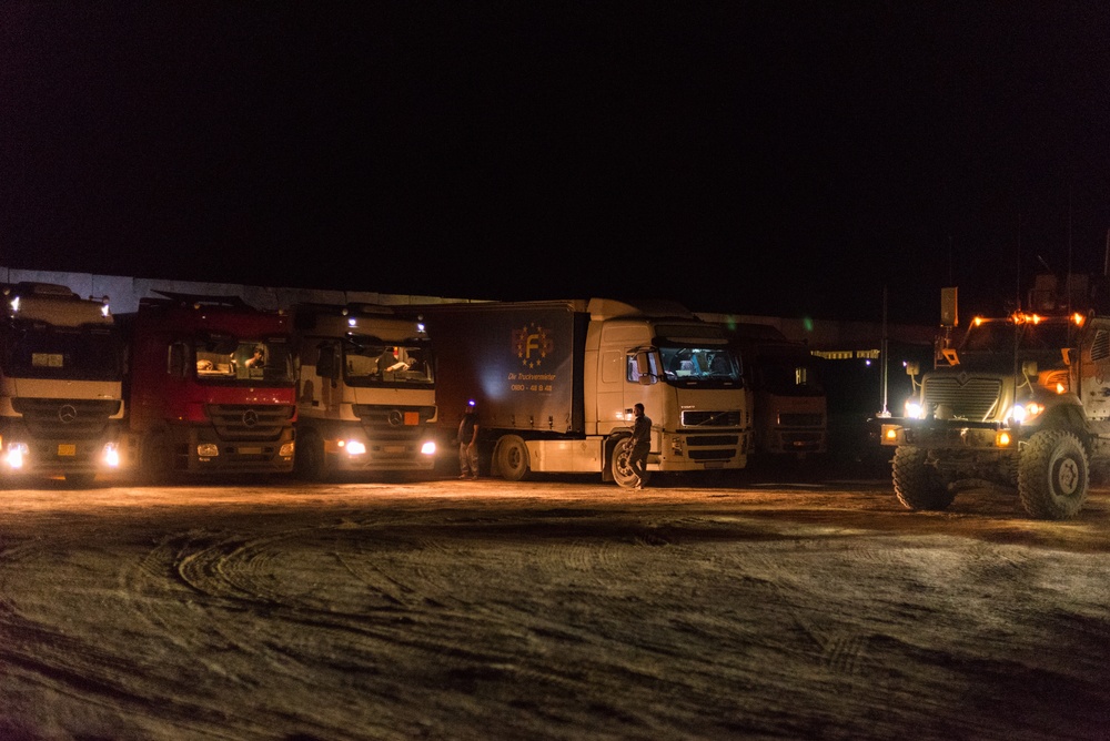 Coalition Members Resupply Outstations Within Combined Joint Operations Area