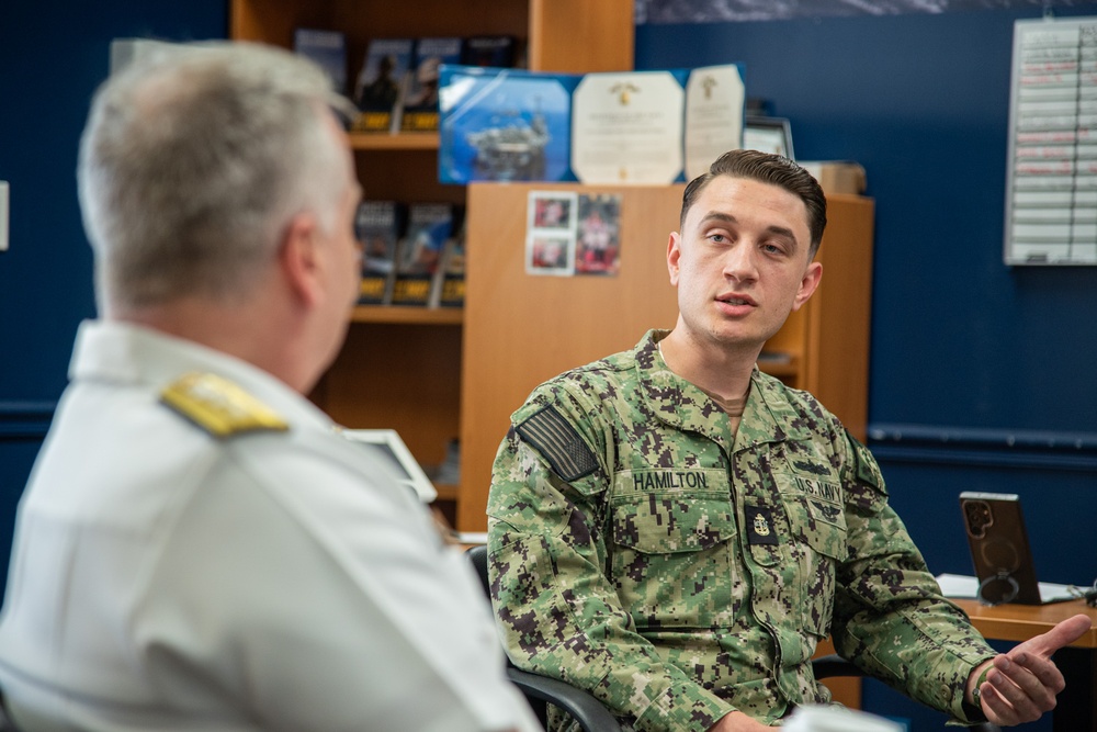CNRC Visits Orlando Sailors, Speaks at FPEA