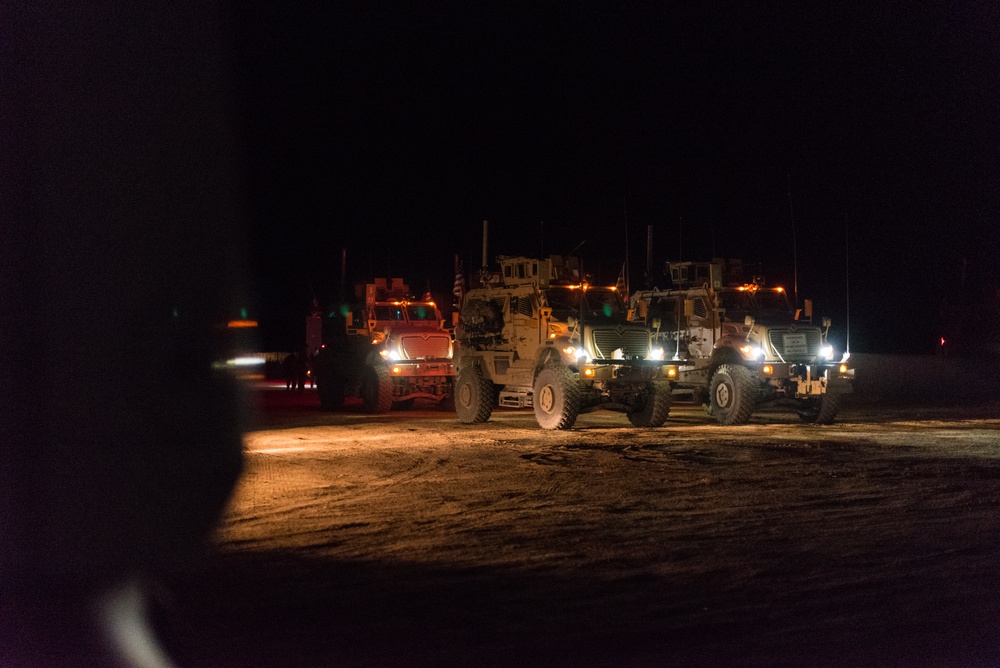 Coalition Members Resupply Outstations Within Combined Joint Operations Area