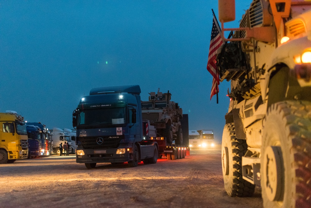 Coalition Members Resupply Outstations Within Combined Joint Operations Area