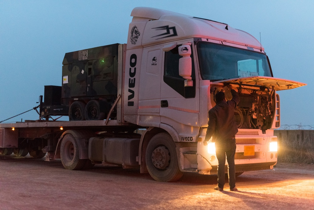 Coalition Members Resupply Outstations Within Combined Joint Operations Area