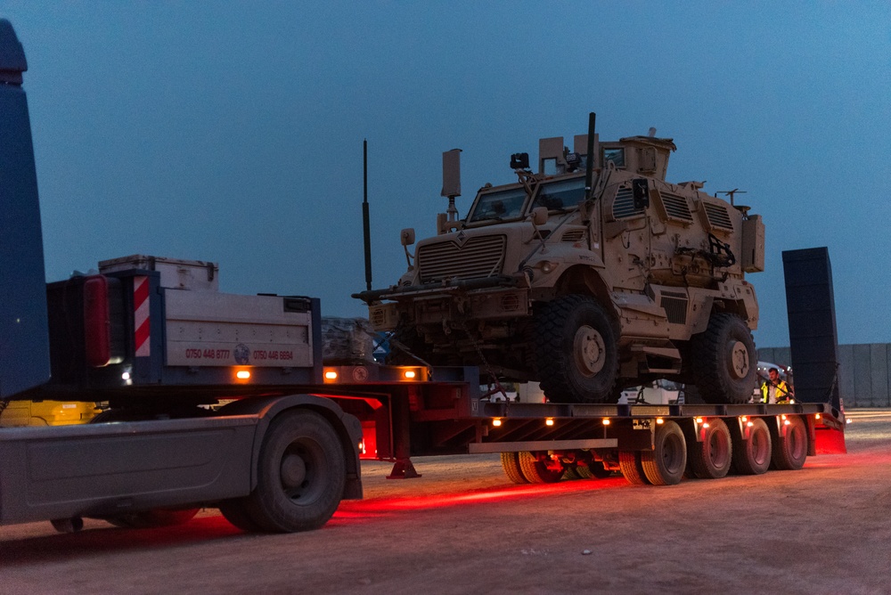 Coalition Members Resupply Outstations Within Combined Joint Operations Area