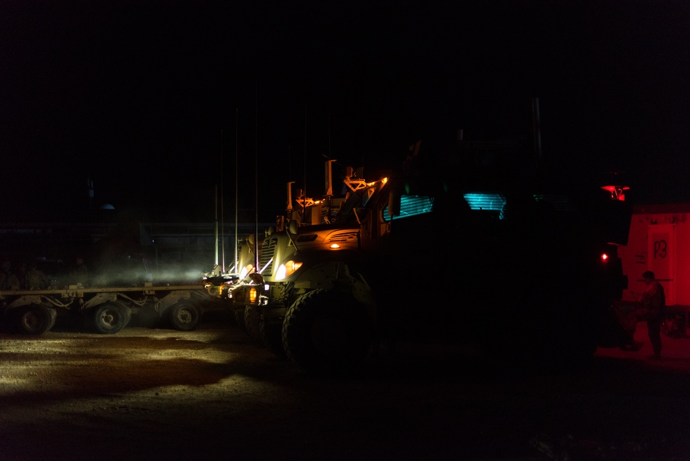 Coalition Members Resupply Outstations Within Combined Joint Operations Area