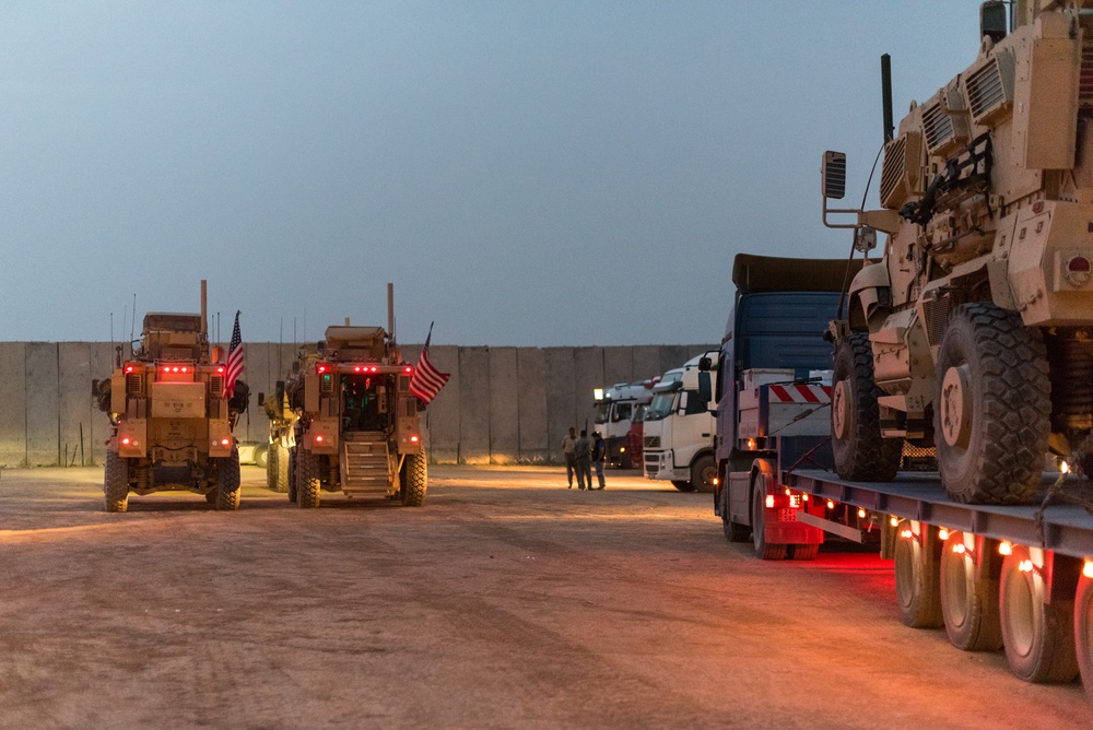 Coalition Members Resupply Outstations Within Combined Joint Operations Area