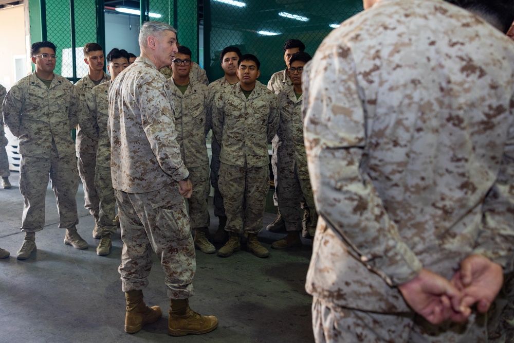 Assistant Commandant of the Marine Corps visited EUCOM and CENTCOM