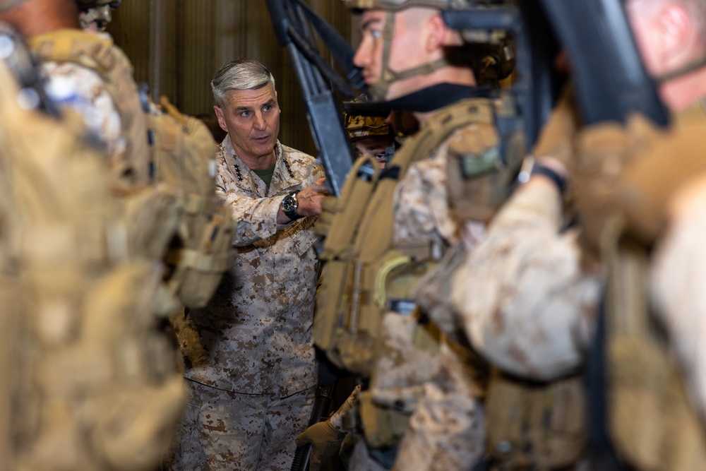 Assistant Commandant of the Marine Corps visited EUCOM and CENTCOM