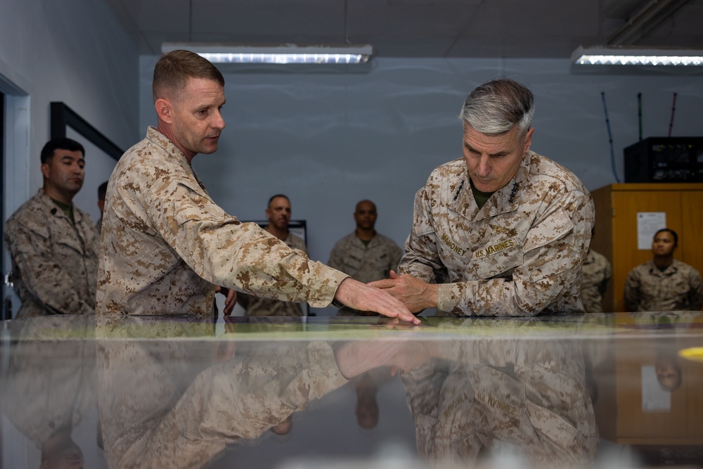 Assistant Commandant of the Marine Corps visited EUCOM and CENTCOM