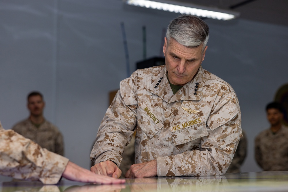 Assistant Commandant of the Marine Corps visited EUCOM and CENTCOM