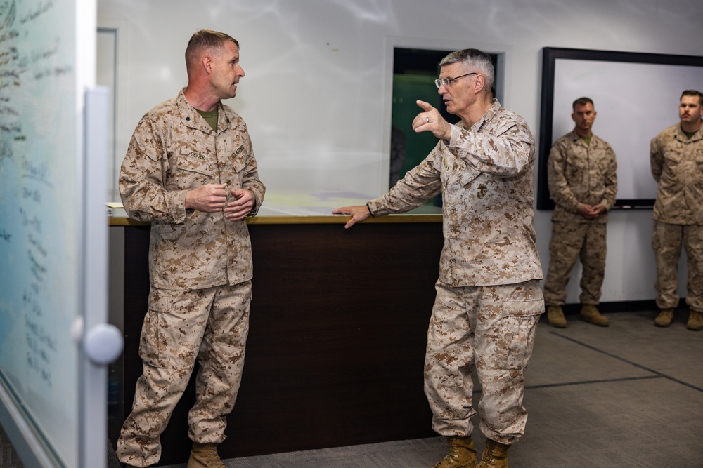 Assistant Commandant of the Marine Corps visited EUCOM and CENTCOM